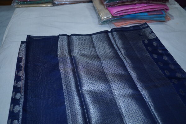 Mercerized Cotton Silk Saree – Soft, Lustrous & Classically Elegant