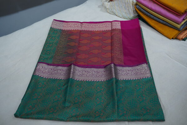 DSC09755 Pure Cotton Tanchoi Silk Saree – A Blend of Comfort, Art & Royal Elegance
