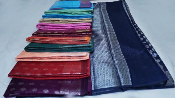 Mercerized Cotton Silk Saree – Soft, Lustrous & Classically Elegant