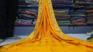 Buti Ghat Chauda Silk Saree – A Masterpiece of Royal Craftsmanship